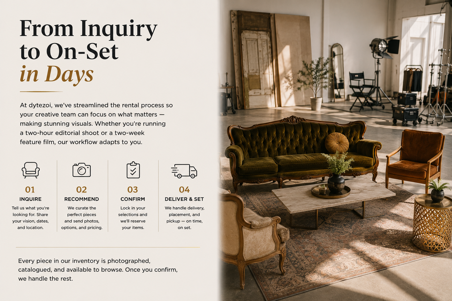 How furniture rental works